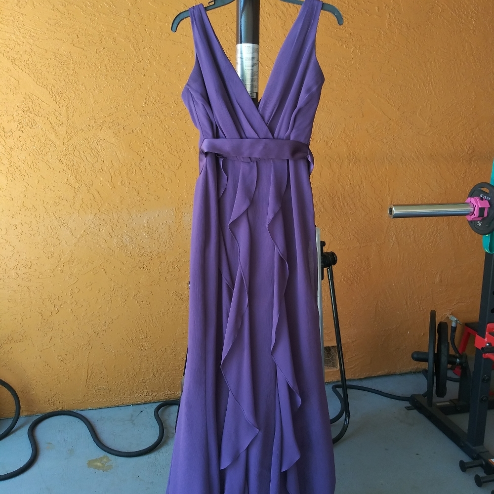 White by Vera Wang prom dress